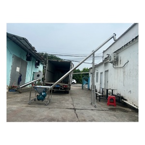 Kuru toz tuz gıda vidalı konveyör için otomatik eğim 304/316 burgu besleyici paslanmaz çelik üretim tesisi dağıtıcı - Product Image 3