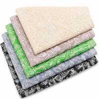 Tissu en maille brodé 100 % polyester non tissé, léger, résistant au rétrécissement, coloré, pour vêtements de mariage, bagages, accessoires