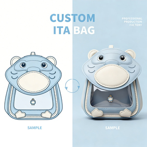 กระเป๋าอิตะรูปหัวใจใสแบบน่ารัก ดีไซน์เปลี่ยนหน้าได้ สำหรับผู้หญิง กระเป๋าถือแบรนด์เนมหรูหรา ขายส่ง - Product Image 1