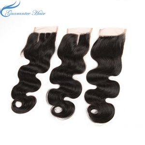 ผมแท้ 100% ยี่ห้อ Guranteehair ไม่พันกัน ขายส่ง ฐานไหม 4x4  พร้อมเชือกผูกปิดผม  สำหรับผมหลากหลายแบบ - Product Image 3