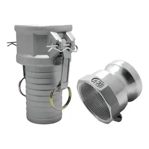 2 pollici collegamento rapido alluminio maschio e femmina argento metallo Premium di qualità - Product Image 5