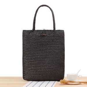 Summer Natural Grass Single Shoulder Straw Handbag Ladies Vacation Holiday Summer Bag Pastoral Style Women Beach Bag - Product Image 6