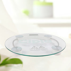 Hot 180 KG Circular Digital Glass Bathroom Scale Battery-Powered Body Weighing Scale - Product Image 5