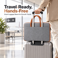 4 en 1 Feutre Office Protect Tablet Computer Laptop Protector Storage Carrying Sleeve Case Bag
