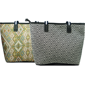 Borsa Estiva da <span class=keywords><strong>Donna</strong></span> 2023, Grande Capacità, in PVC, con Due Manici e Chiusura a Cerniera, Motivo Paesaggistico per Vacanze al Mare - Product Image 6