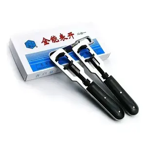 Ouvre-boîtier de montre en acier réglable 2 en 1 avec tournevis en plastique, outil de réparation de montre multifonctionnel pour horlogers, 15,6 cm x - Product Image 3