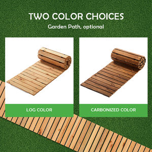 SHENGCHENG Allées de jardin en bois pour l'extérieur, planchers de terrasse, passerelles en bois - Product Image 6