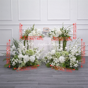 Wedding Road Leading Flower Ball <b>Artificial</b> Roses Table Centerpiece flower ball Decor Party and Stage Layout Props - Product Image 2