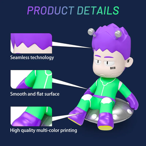 Figurine en vinyle de personnage de designer en boîte mystère, personnalisez votre propre mascotte, figurines en plastique écologiques, fabrication professionnelle - Product Image 3