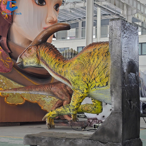 SGD57 Modelo de dinosaurio vivo Spinosaurus animatrónico de tamaño real realista para Parque de Atracciones - Product Image 6