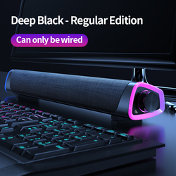 Usb <strong>Pc</strong> <strong>Speakers</strong> With Colorful Rgb Lights Surround Sound Portable Computer Wireless Sound Bar <strong>Speaker</strong> for Desktop Laptop - Product Image 3