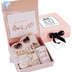 Custom Printed Cosmetic Cardboard Paper <b>Wedding</b> Big Luxury <b>Gift</b> <b>Box</b> Packaging With Ribbon - Product Image 2