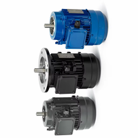 Moteur électrique triphasé 550W 750W 0,75HP 1HP, moteur asynchrone triphasé AC pour machines à bois