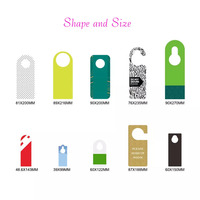 Étiquettes suspendues publicitaires personnalisées en PVC, panneaux « Ne pas déranger » découpés, porte-clés de chambre d'hôtel en plastique, impression offset