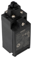 D4n-4c32 Roller Plunger Travel Switch, Ip67 1 No/2 Nc, D4n Series, Plastic Housing 240v 10a