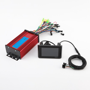 Red 12 tube WXGN301 kit WXGN301 large color display + 12-tube controller kit, 36V/48V/60V/72V 800W/1000W L898 - Product Image 5