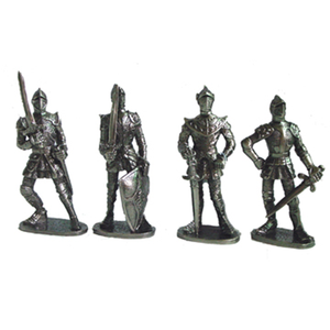 Ensemble <span class=keywords><strong>de</strong></span> Chevaliers Vintage en Étain Moulé sous Pression, Alliage <span class=keywords><strong>Plomb</strong></span>-Etain, Pièces <span class=keywords><strong>de</strong></span> Jeu Miniatures <span class=keywords><strong>de</strong></span> 8 cm, Figurines <span class=keywords><strong>de</strong></span> <span class=keywords><strong>Soldats</strong></span> Électroplaquées, Thème TV et Cinéma - Product Image 5