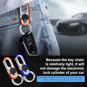 Llavero de Aleación de Zinc de Alta Resistencia Edición Deluxe, Anillo de Llaves de Acero Inoxidable Antipérdida, Clips Metálicos de Lujo para Llaves, Regalo de Alta Gama RTS - Product Image 6