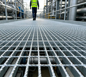 Grille de sol en acier galvanisé à chaud, poids théorique, grille soudée, grille en acier, couvercle de canal, passerelle en acier - Product Image 1