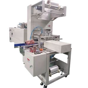 เครื่องบรรจุภัณฑ์ฟิล์มแบบแถวเดียวที่ปรับแต่งได้สำหรับผลิตภัณฑ์ทรงกระบอก เครื่องบรรจุภัณฑ์ฟิล์มหดความร้อน PE PVC - Product Image 1