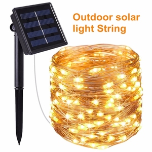 <strong>Solar</strong> Led Outdoor String Lights Christmas Fairy Home Landscape Lighting Lamps <strong>Garland</strong> <strong>Terrace</strong> and Garden Decoration - Product Image 2