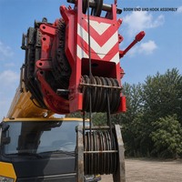 Grue mobile routière d'occasion NOMISANY de 300 tonnes, peinture d'origine, vitesse de déplacement de 85 km/h, pour le transport et la levée d'équipements lourds