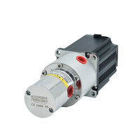 Pompe à engrenages à entraînement magnétique avec débitmètre, en PTFE et PEEK, nettoyage sans démontage, pompe à pression BLDC pour remplissage et transfert