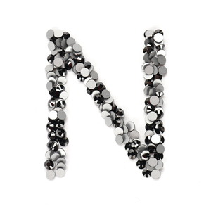 2023 gran oferta varios colores y tamaños de vidrio sin Hotfix Flatback Rhinestone a granel para ropa - Product Image 6