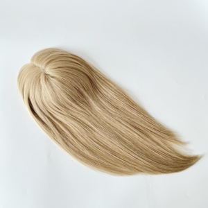 วิกผมแท้สำหรับผู้หญิง ขนาด 5.5*6.5 นิ้ว สำหรับผมบาง  แบบโมโน  ความหนาแน่น 130% สีธรรมชาติ # 18 - Product Image 2