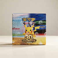 Nouvelles cartes à collectionner Pokémon PTCG personnalisées en chinois simplifié, édition spéciale 30e anniversaire, pack booster