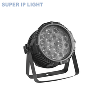 Projecteur de scène LED multi-angles 18*10W RGBW IP65 DMX512 en aluminium moulé sous pression, lumière PAR à intensité variable et température de couleur réglable pour hôtel