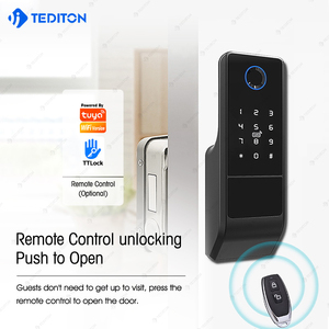 Serrure Intelligente Électrique Biométrique à Empreinte Digitale pour Porte et <span class=keywords><strong>Portillon</strong></span> – Verrou de Porte Intelligent Tuya - Product Image 4