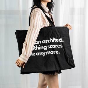 Wholesale Custom Oversize Beach <b>Bag</b> Casual <b>Large</b> Gym Shopping Grocery <b>Bag</b> Organic Cotton <b>Canvas</b> Tote <b>Bag</b> With Zipper - Product Image 1