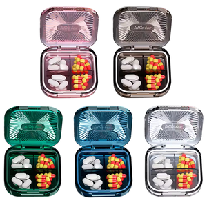 MEMOSAN NBBLUESKY Boîte à pilules en plastique, étui médical, organisateur hebdomadaire 7 jours, modèle portable de voyage 0107003 - Product Image 3