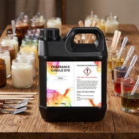 Colorant liquide pour bougies DIY 1 kg, naturel, sûr, haute concentration, pour couleurs de bougies personnalisées, facile à utiliser, fabrication de bougies à la cire de soja