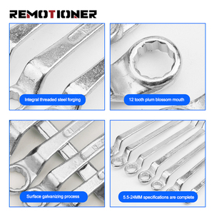 Công cụ phần cứng mận cờ lê chủ đề thép tự động sửa chữa cờ lê đôi đã kết thúc cờ lê - Product Image 5