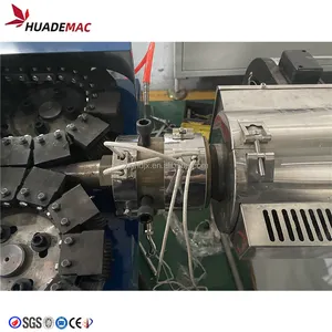 Ligne de production de tuyaux ondulés à paroi unique en plastique HDPE PVC machine d'extrudeuse/extrudeuses de tuyaux