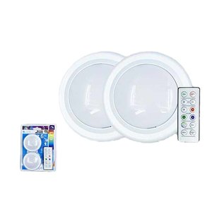 2 pezzi Mini RGB lampada a LED con telecomando dimmerabile più 4 modalità di funzione 6lm 0.5W RGB tubi