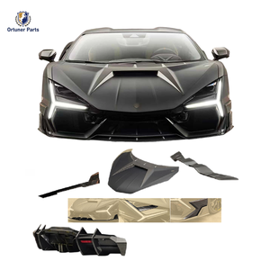 Nuevo Kit Completo de Parachoques y Escape de Fibra de Carbono Estilo <span class=keywords><strong>D</strong></span> para Revuelto 2023+, Ajuste Universal con Tornillos, 6 Meses de Garantí<span class=keywords><strong>a</strong></span> - Product Image 1