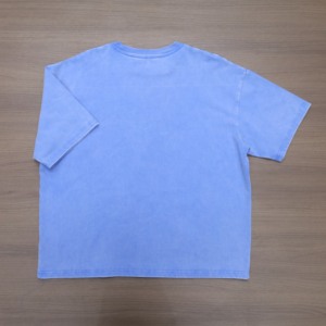 T-shirt en coton délavé à l'acide de haute qualité, style streetwear, effet vieilli, rétro, personnalisé, pour homme, coupe oversize, vintage - Product Image 3