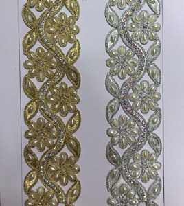 Encaje de cristal de diamantes de imitación de calidad superior para vestidos o disfraces y decoración del hogar disponible para cantidades a granel - Product Image 1