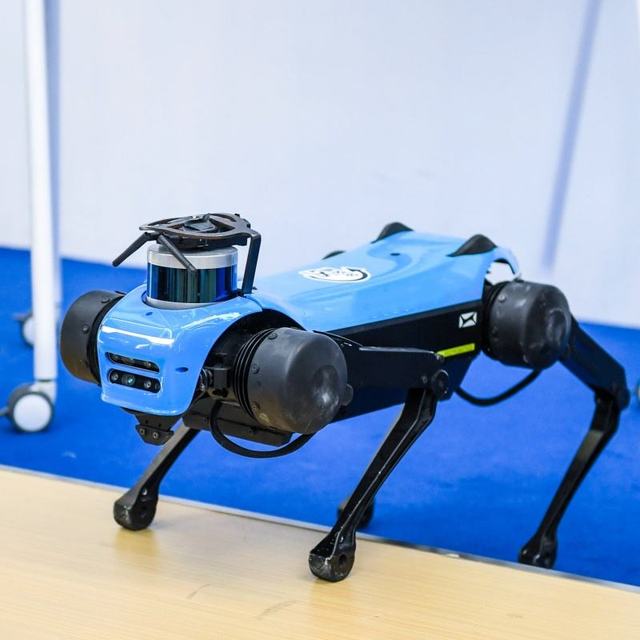 Equipped With AI Big Model AI Large Model  Embodied Intelligence Robot Dog