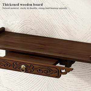 แท่น<span class=keywords><strong>วาง</strong></span>แท่นบูชาพระพุทธรูปติดผนังโต๊ะไ<span class=keywords><strong>ม</strong></span>้สำหรับศาลเจ้าพูจาพร้อ<span class=keywords><strong>ม</strong></span>ลิ้นชัก - Product Image 5