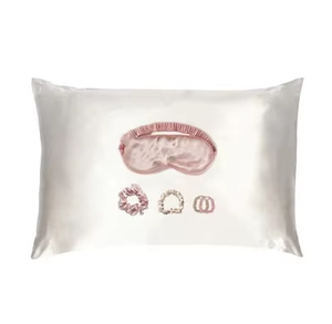 Nouveau 25mm de la plus haute qualité en soie de mûrier pure taie d'oreiller de luxe non toxique écologique personnalisable avec logo brodé - Product Image 5