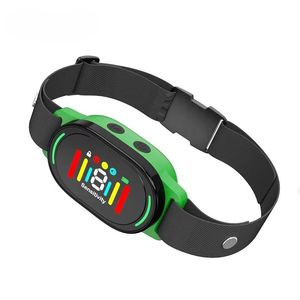 Collier anti-aboiement intelligent à reconnaissance IA avec écran couleur, modes choc, vibration et bip, évite les fausses déclenchements, stoppe les aboiements aléatoires des chiens - Product Image 1