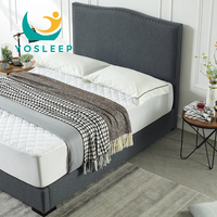 Lit d'hôtel de luxe moderne YOSLEEP avec tête de lit personnalisé King Queen Size base de lit double cadre de lit pour meubles de chambre à coucher d'appartement