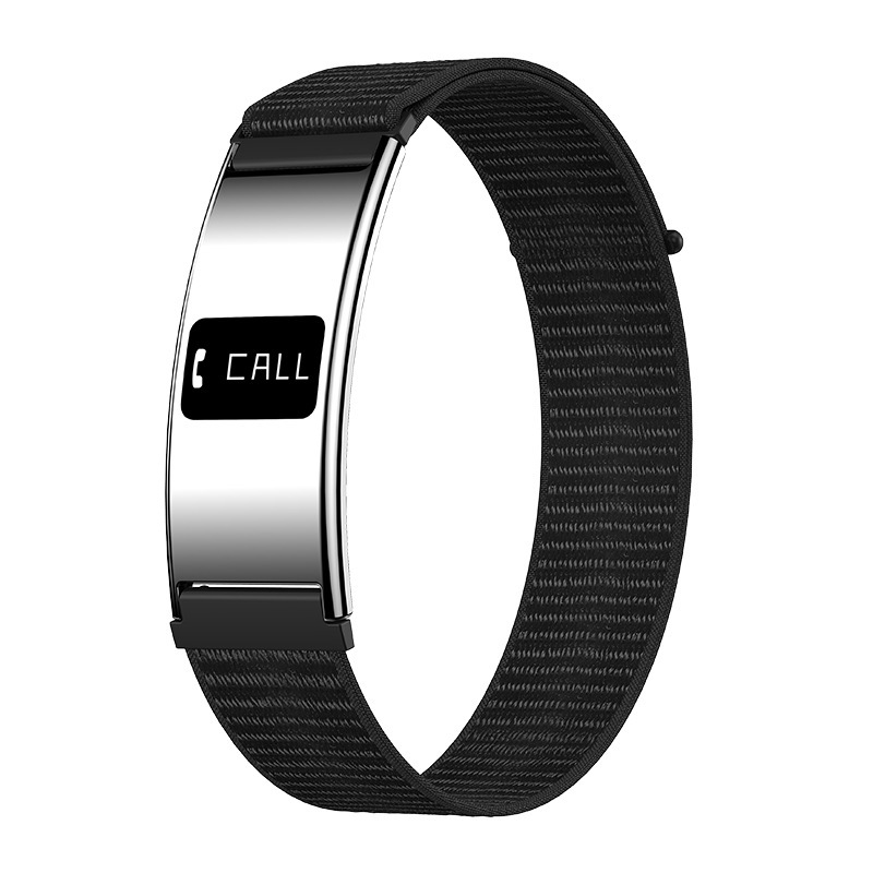 Coque argentée-nylon noir