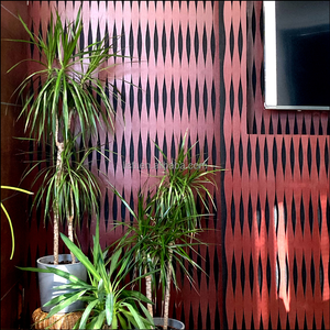 Listi mẫu miễn phí đa-màu Wasp eo đường cong phong cách MDF âm thanh bằng gỗ tấm cho cách âm và tường ốp - Product Image 1