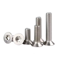 YPH Iso14581 Ss304 vis à tête plate hexalobulaires M4 M6 M8 vis à tête fraisée Torx en acier inoxydable