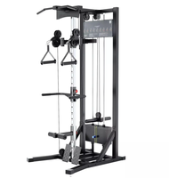 LAT Commercial Pull Down Machine & Small Bird Trainer-Machine à câble unique multifonction avec options d'aviron et de mouche de poitrine
